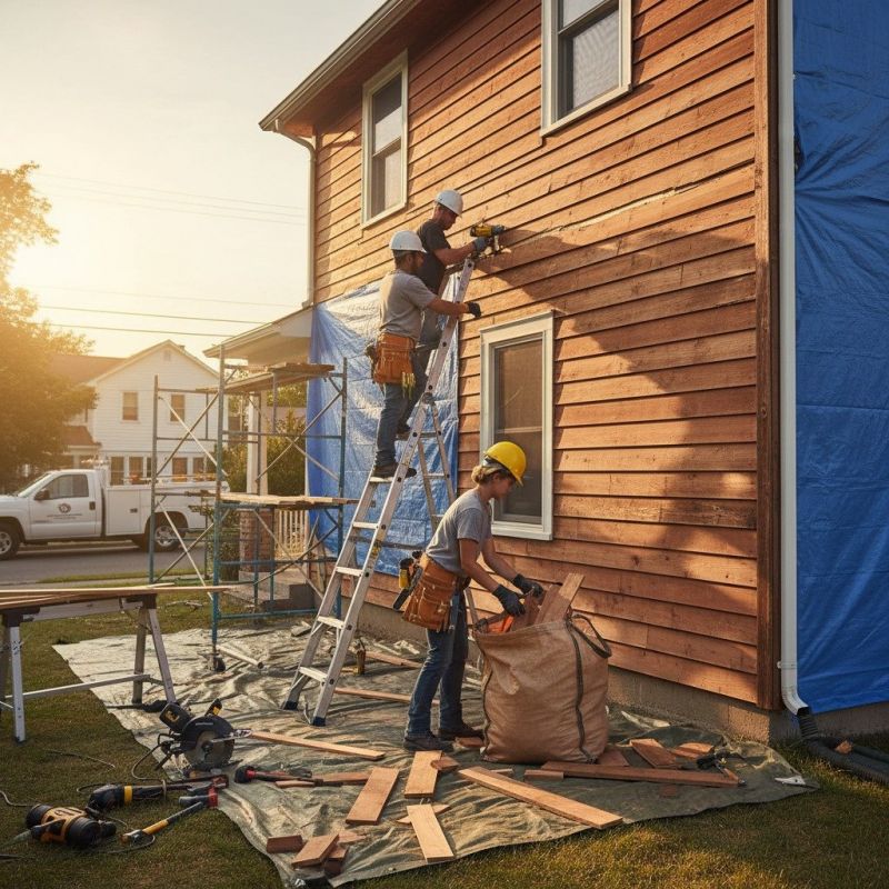 Wood Siding Installation detail